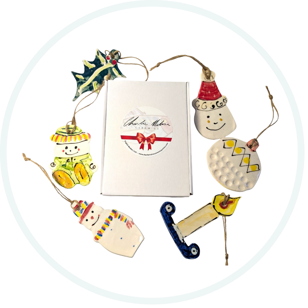 Irish Christmas Decorations 2025 made of Irish Ceramics