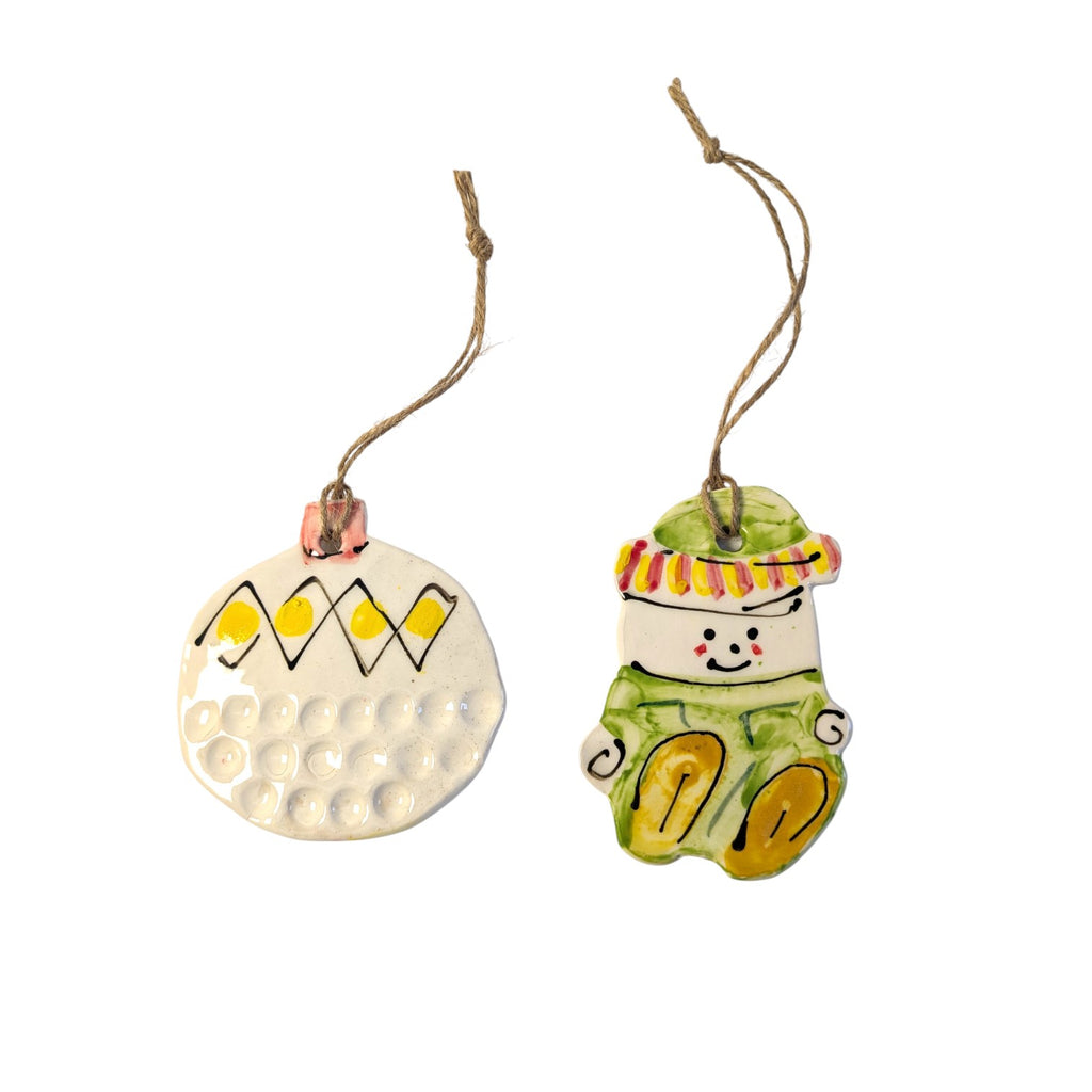 Christmas Baubles and Santa's helper Christmas Bauble Design for a festive Christmas Decorations 