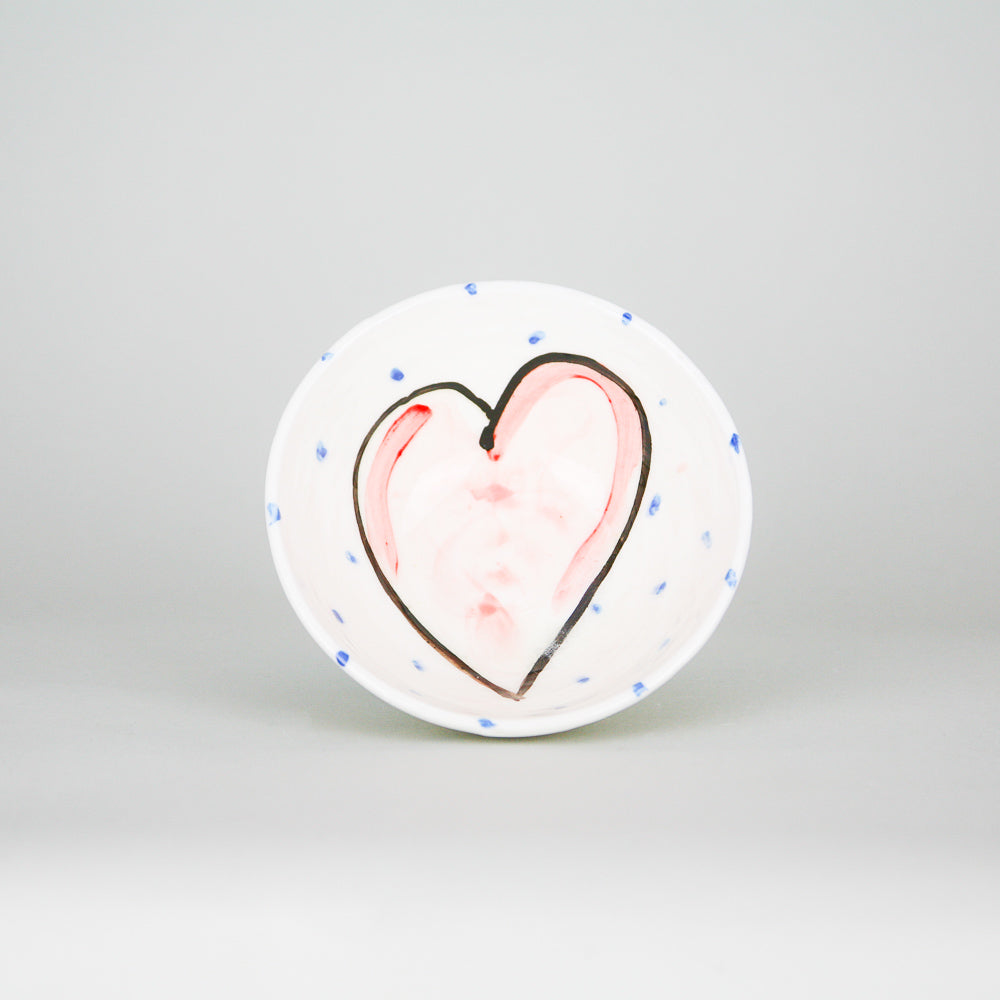 Set of 2 Bowls: Ramekin & Small – Green Heart Collection